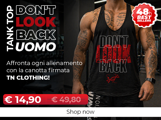 Tank Top Don't Look Back Uomo